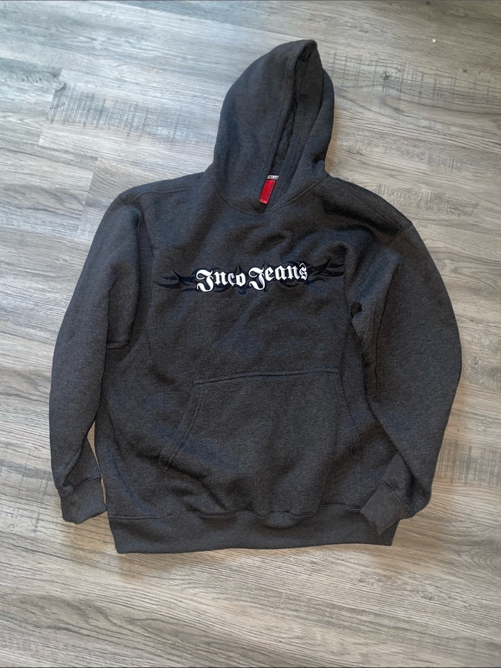 Men's Black Hoodie - Logo Pullover